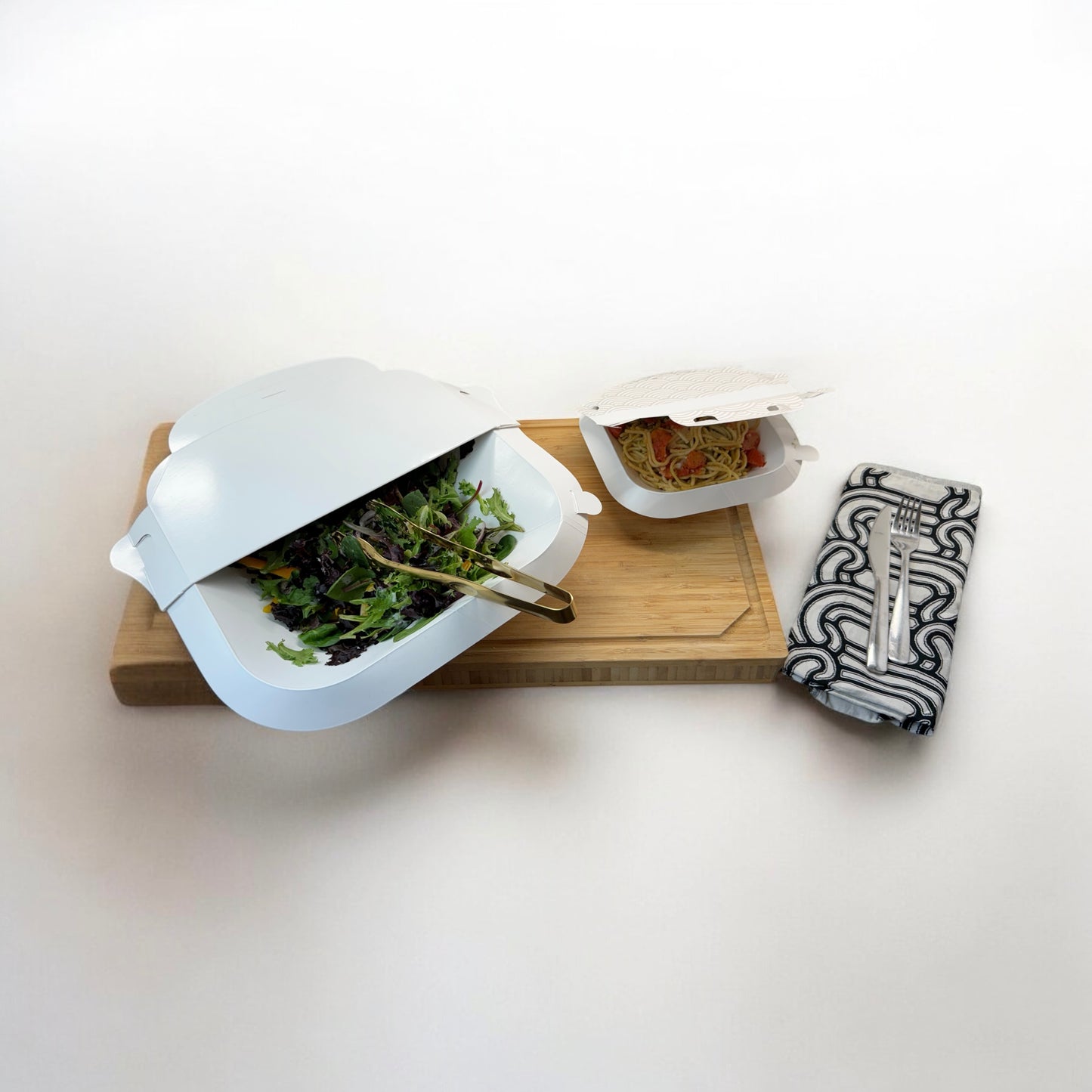 Milano Bowl Set - SOFT GREY WAVE