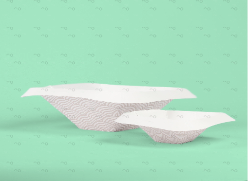 Milano Bowl Set - SOFT GREY WAVE