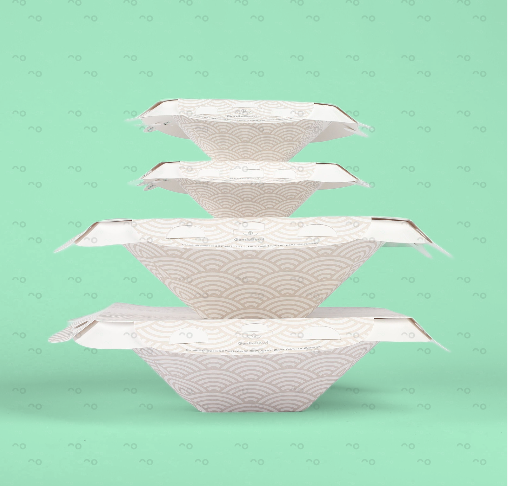 Milano Bowl Set - SOFT GREY WAVE