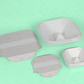 Milano Bowl Set - SOFT GREY WAVE